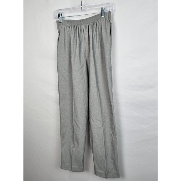 Alfred Dunner Comfort Waist Pants Women's 8 Proportioned Short Gray Pull On NWT - Picture 9 of 16